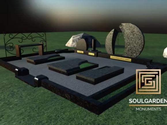 Разработка дизайн-проектов памятников и мест захоронения в 3D программах