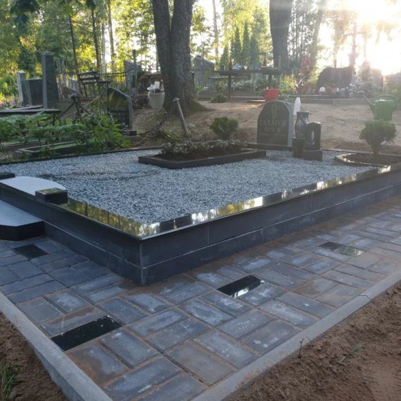 Kapavietas renovācija Latgalē, Indras kapos