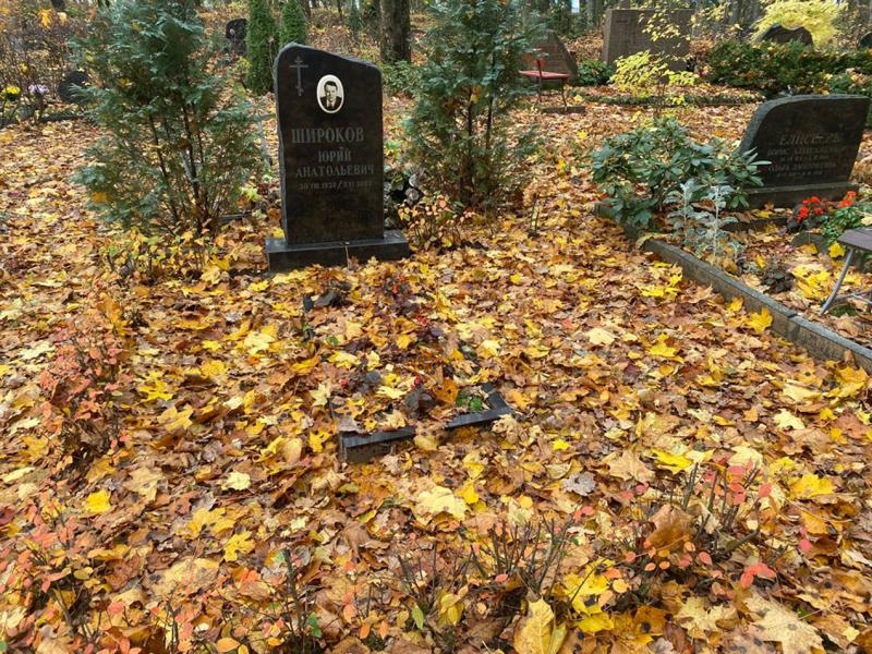 Apbedījuma vietas pirms rudens uzkopšanas