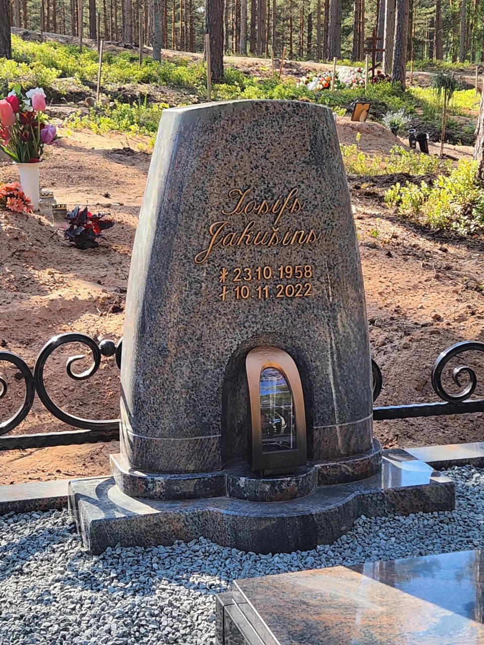 Granīts Hallandia Gneis kapu pieminekļa izgatavošanai