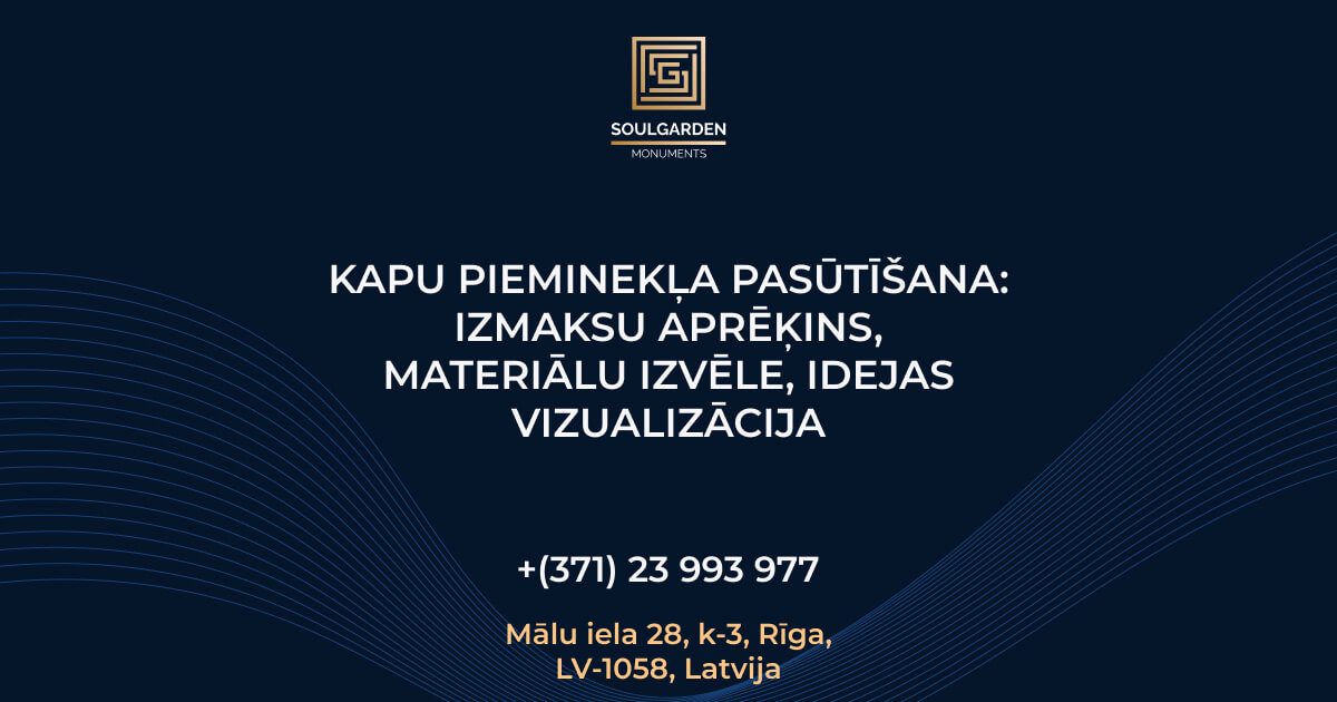 Kapu pieminekļa pasūtīšana: izmaksu aprēķins, materiālu izvēle, idejas vizualizācija