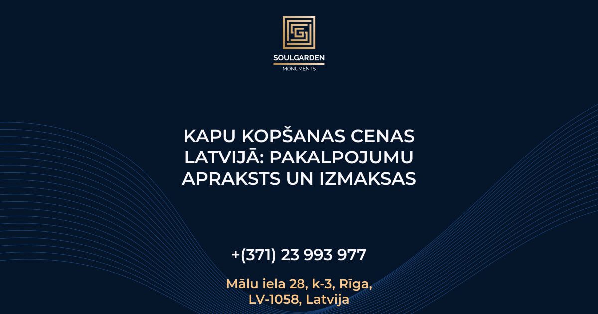 Kapu kopšanas cenas Latvijā: pakalpojumu apraksts un izmaksas